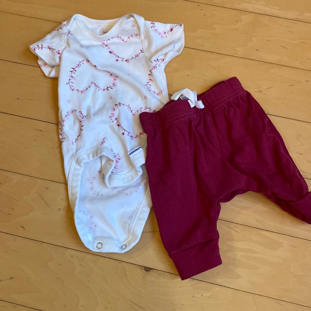 Modern moments onesie and pants